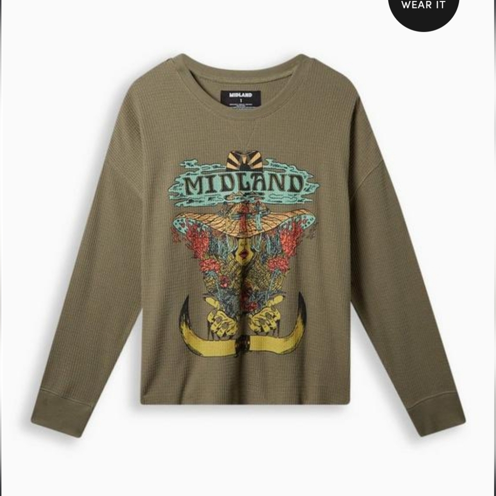 Midland western style top
